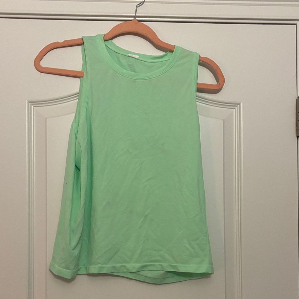 Fabletics Light Green Muscle Tee